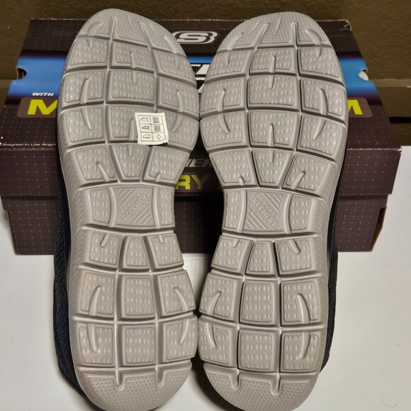 Skechers Mens Summit | Navy | Memory Foam | Slip On - Picture 4 of 13